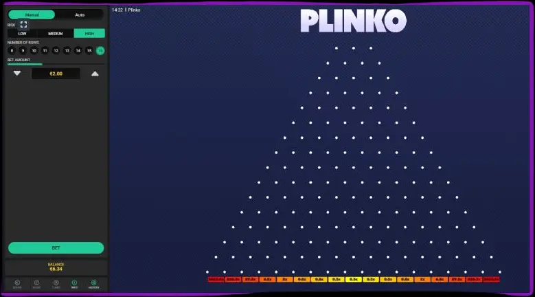 Plinko di Betsoft Plinko di Betsoft